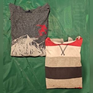 The Children's Place Gray and Red Sweatshirts